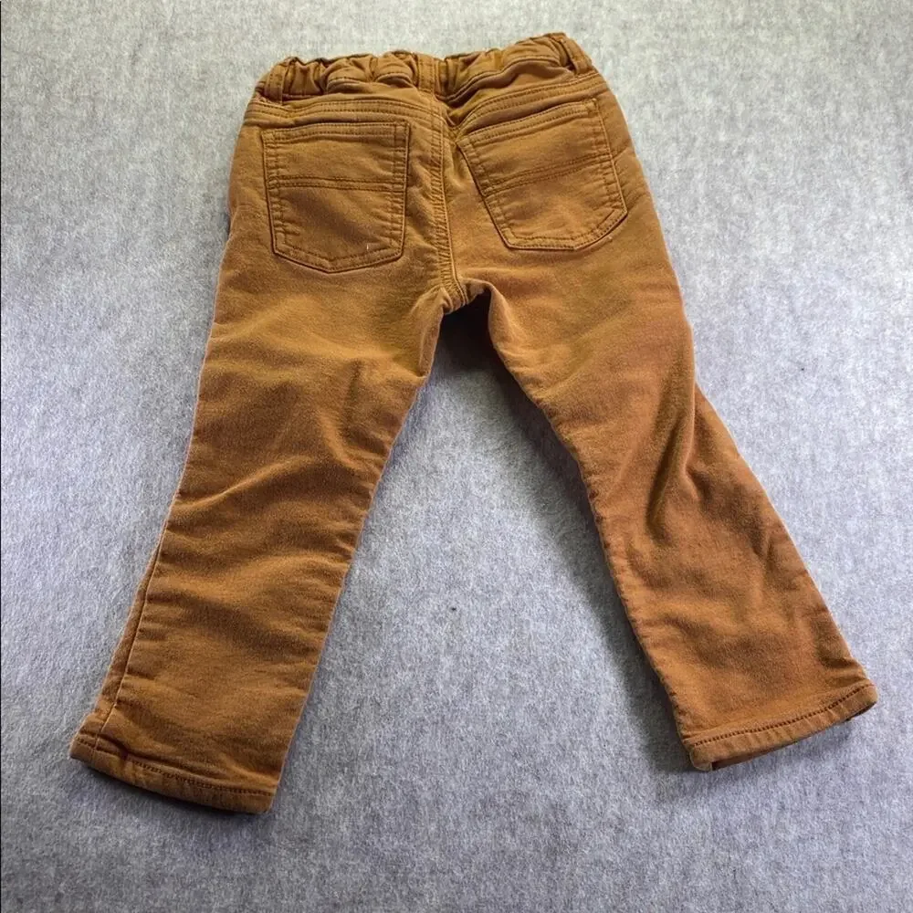 Carter's Brown Adjustable Waist Casual Kids Pants Size 3T